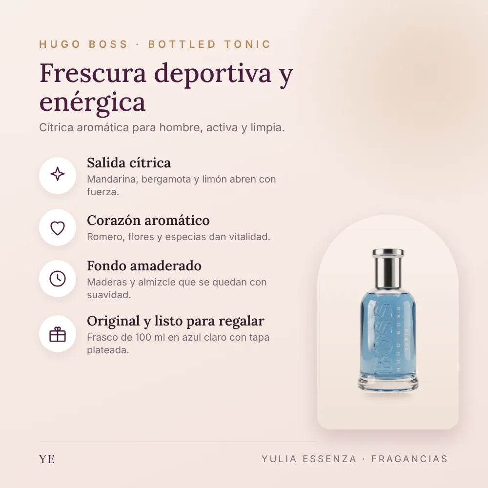 Beneficios y notas de Hugo Boss Bottled Tonic