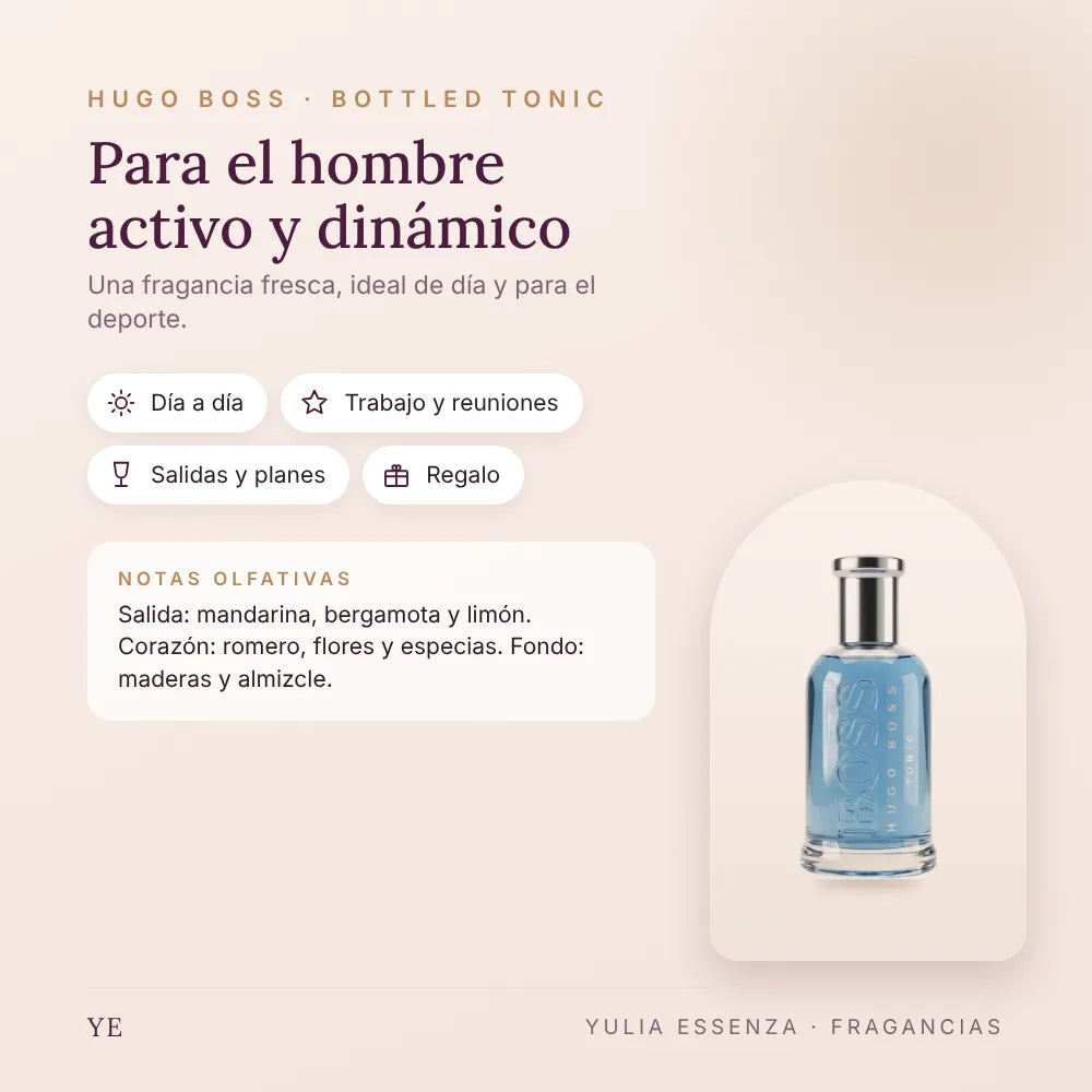 Para quién es Hugo Boss Bottled Tonic y ocasiones