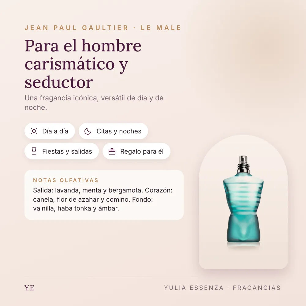 Para quién es Le Male y ocasiones