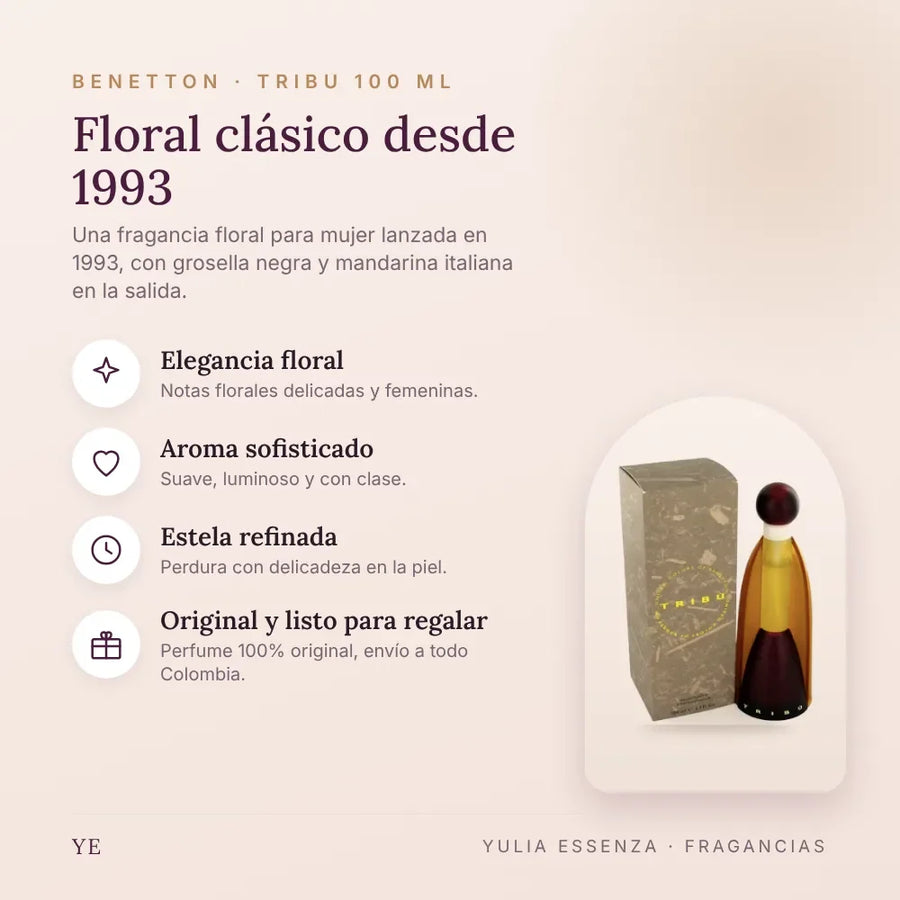 Benetton Tribu 100 ml original: beneficios y notas