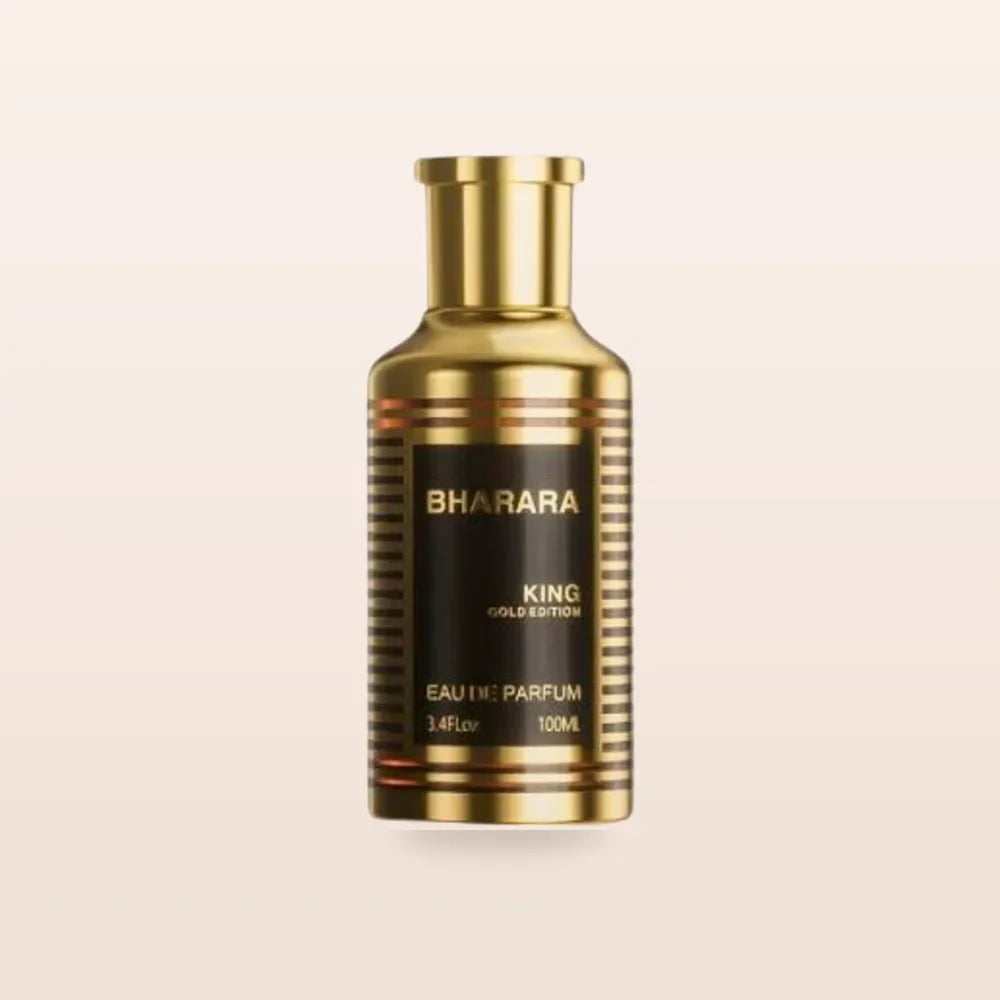 Perfume Bharara King Gold Edition 100 ml original, frasco