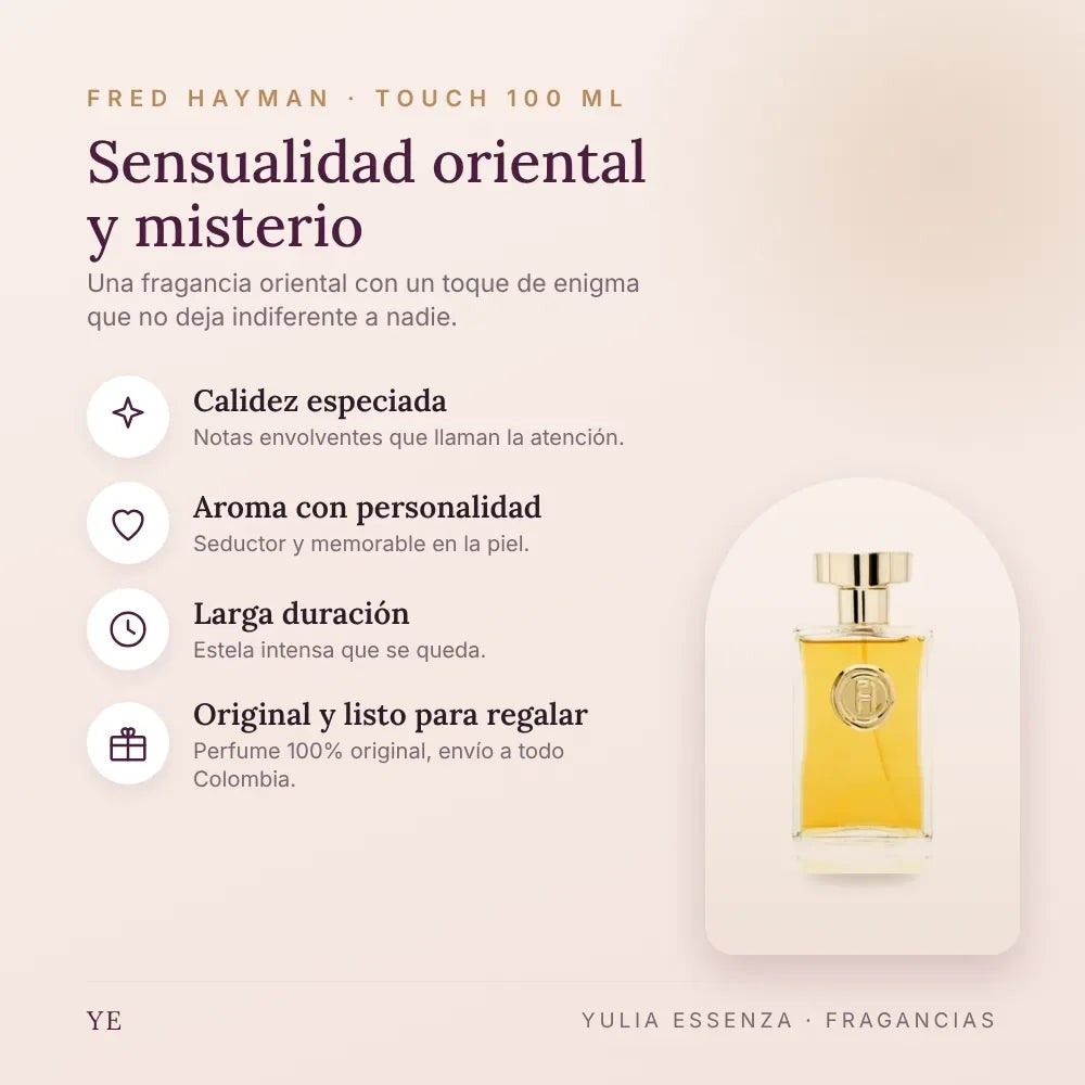 Fred Hayman Touch 100 ml original: beneficios y notas
