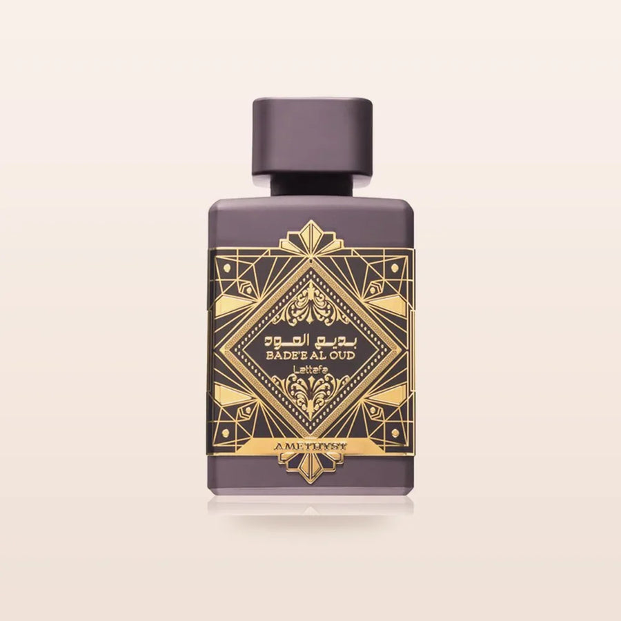 Perfume Lattafa Badee Al Oud Amethyst 100 ml original, frasco