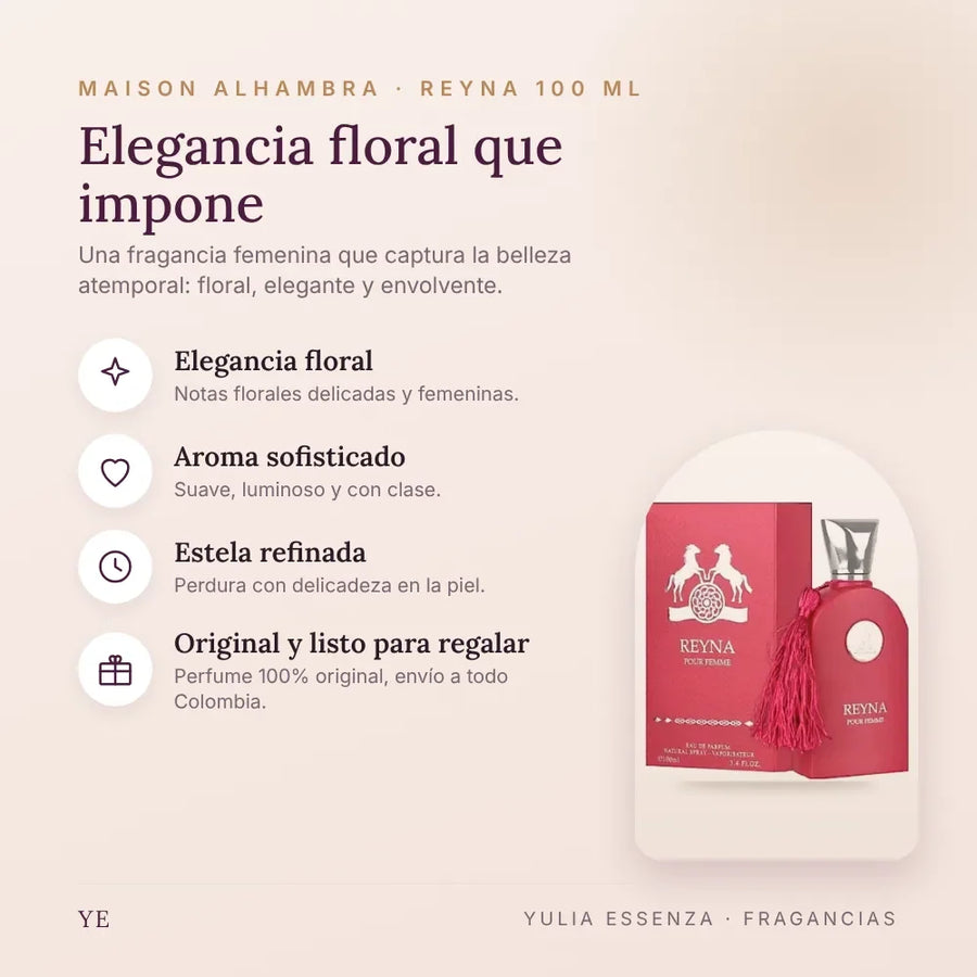 Maison Alhambra Reyna 100 ml original: beneficios y notas